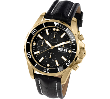 JACQUES LEMANS 1-1926D Herren Uhr Automatik ETA Valjoux 7750 10Bar Saphirglas